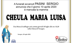 annuncio Cheula Maria Luisa