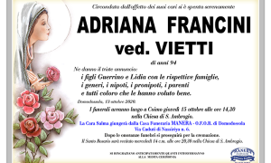 annuncio Francini Adriana 1