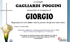 annuncio Gagliardi Giorgio