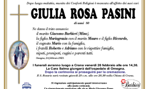 annuncio Pasini Giulia Rosa
