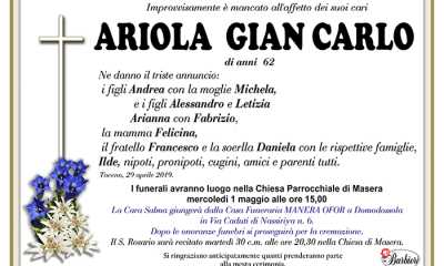 ariola gian carlo