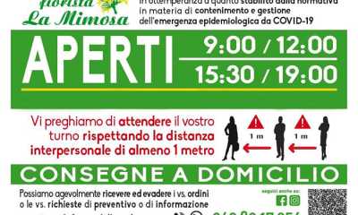 banner quadrato mimosa aperti covid