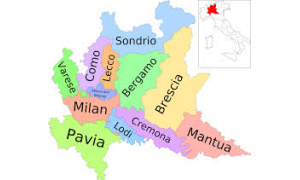 cartina lombardia