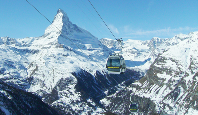 cervino sci neve skilift zermatt