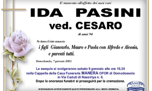 cesaro annuncio Ida Pasini