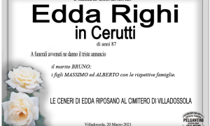 da sabato RIGHI