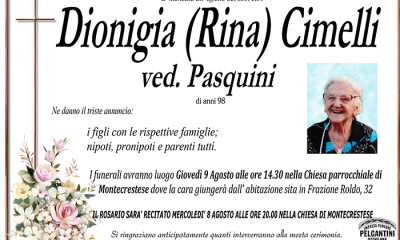dionigia rina cimelli