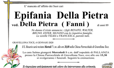 epifnia DELLA PIETRA
