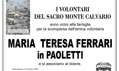 ferrari VOLONTARI SACRO MONTE CALVARIOFerrari Maria Teresa