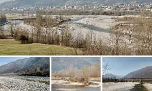 fiume letto sabbia toce mix