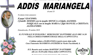 funebre ADDIS MARIANGELA