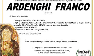funebre ARDENGHI FRANCO