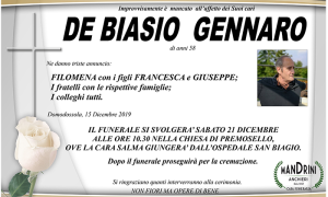 funebre DE BIASIO GENNARO