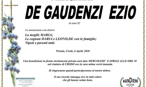 funebre DE GAUDENZI EZIO