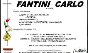 funebre FANTINI Carlo