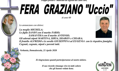 funebre FERA GRAZIANO