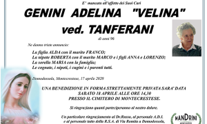 funebre GENINI ADELINA ved. TANFERANI