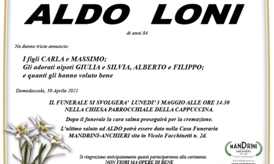 funebre LONI ALDO