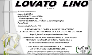 funebre LOVATO LINO