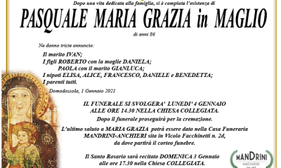 funebre PASQUALE MARIA GRAZIA