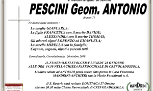 funebre PESCINI GEOM. ANTONIO