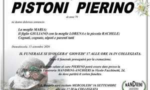 funebre PISTONI PIERINO