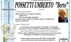 funebre POSSETTI UMBERTO