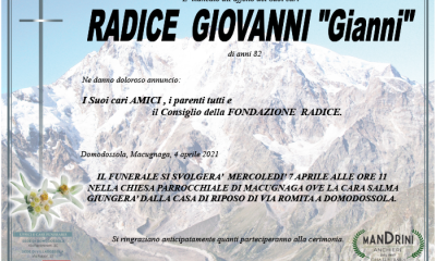 funebre RADICE GIOVANI RODOLFO 1