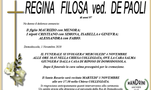 funebre REGINA FILOSA de paoli