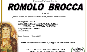 funebre ROMOLO BROCCA