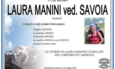 laura manini venerdi pome MANINI