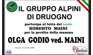 manini partec. ALPINI GRUPPO DI DRUOGNO Godio Olga