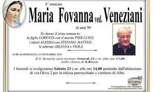 maria veneziani FOVANNA