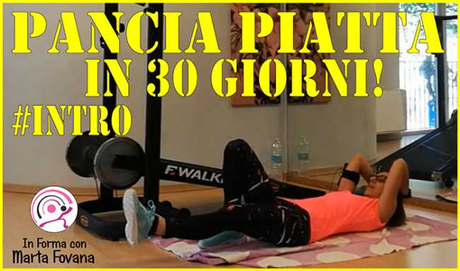 pancia piatta in 30 giorni