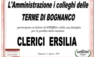 partecipazione TERME BOGNANCO PER CLERICI