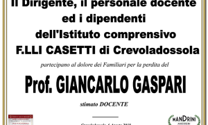 partecipazione giancarlo gaspari