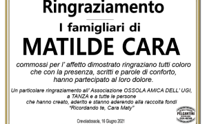 ringraziamento CARA 1