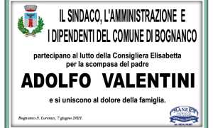 valenttini adolfo partec. COMUNE DI BOGNANCO Valentini Adolfo