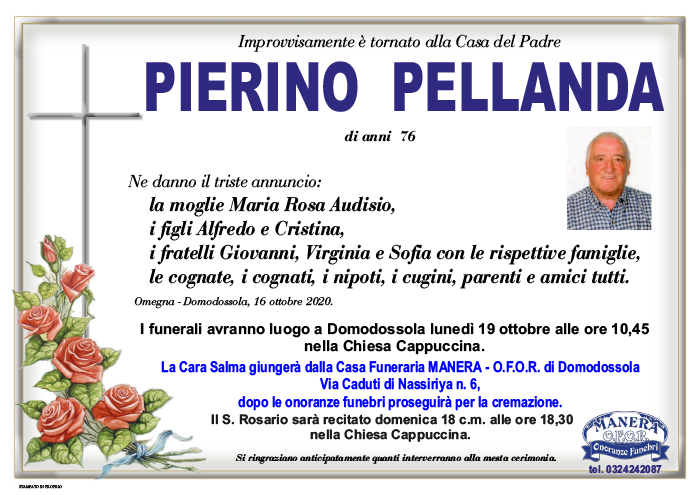 ANNUNCIO Pierino Pellanda