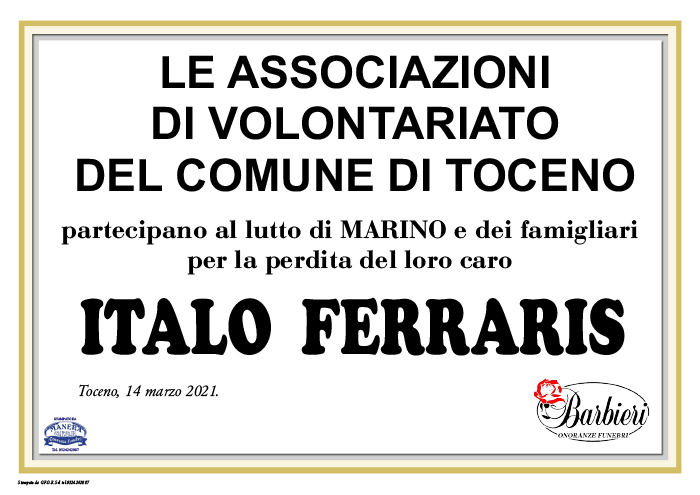 ANN ASSO Italo Ferraris