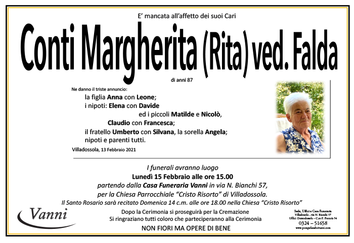 Annuncio mod. 606 Margherite Conti margh 2