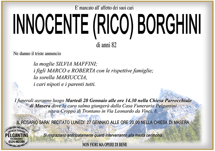 BORGHINI a