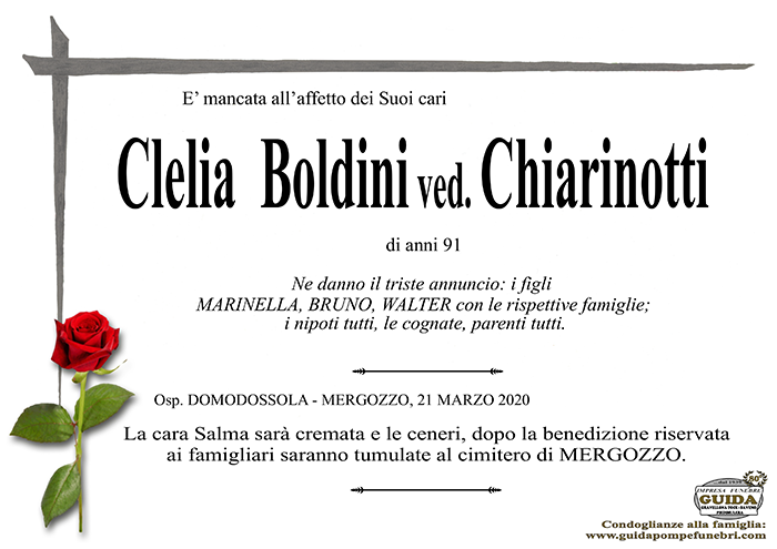 CHIARINOTTI BOLDINI