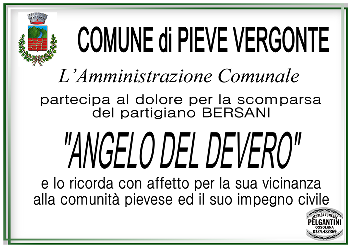 COMUNE DI PIEVE VERGONTEdevero