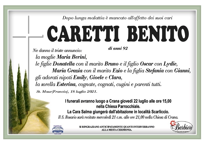 Caretti Benito