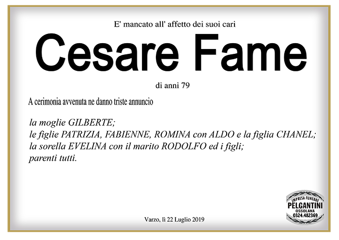 Cesare FAME
