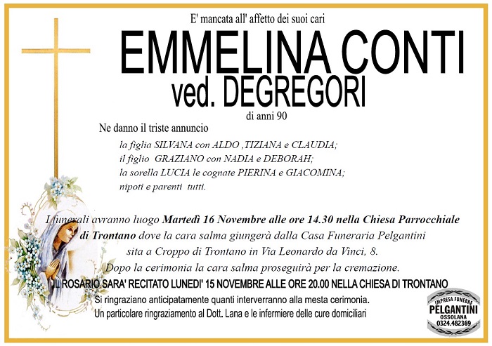 Emmelina Conti ved. Degregori