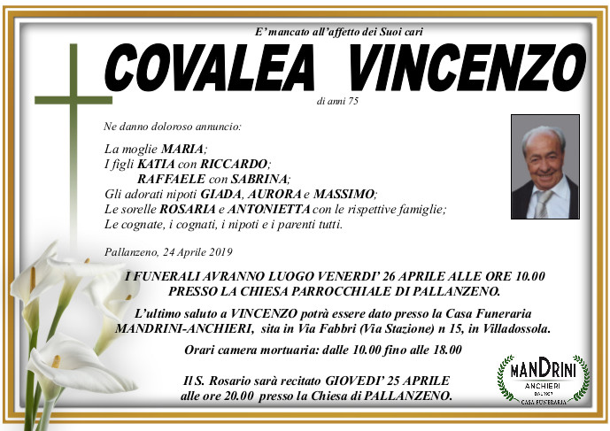 FUNEBRE COVALEA VINCENZO