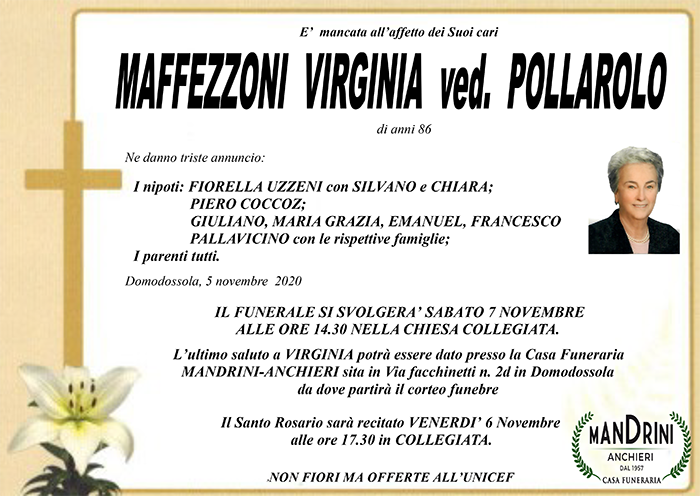 Funebre MAFFEZZONI VIRGINIA