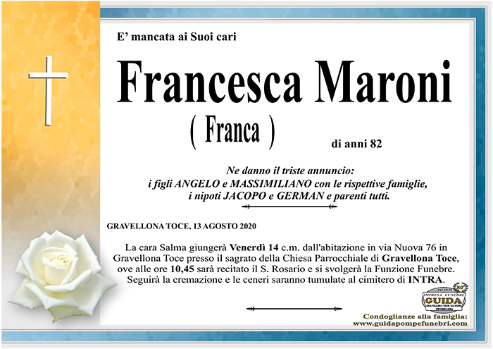 MARONI FRANCA